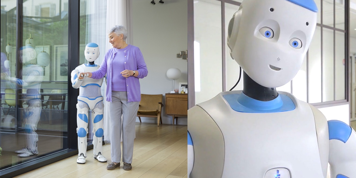 This robot, Romeo, is an example of a home assistant robot that is expensive and uncomfortably creepy